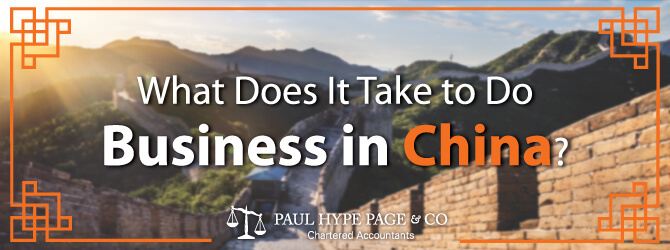 What Does It Take to Do Business in China Start a Business in China