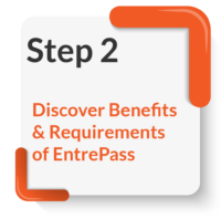 Step 2 Discover the Benefits & Requirements of EntrePass Discover the Benefits & Requirements of EntrePass