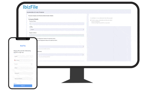 Register Company - How iBizfile work at Paul Hype Page