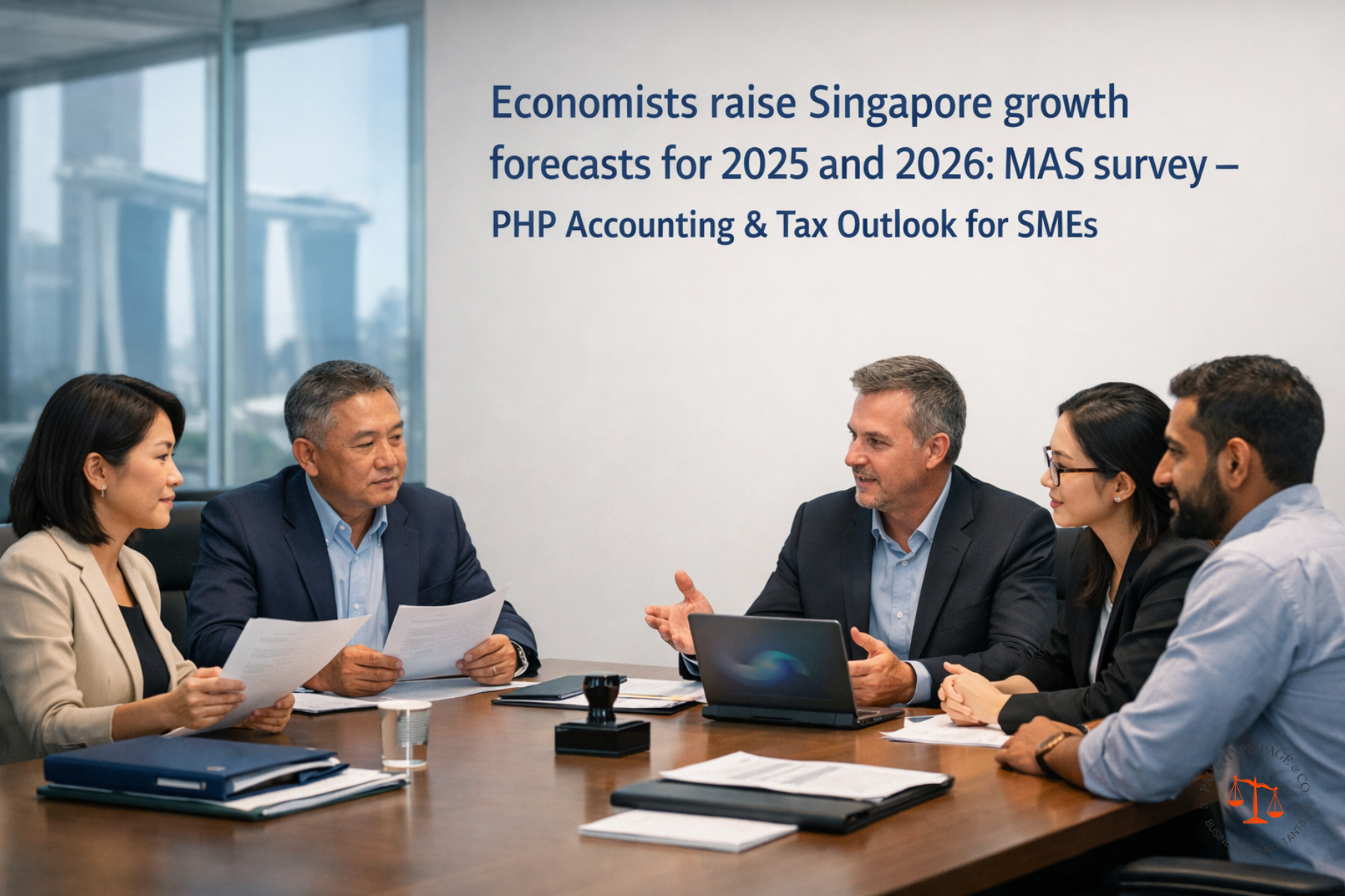 How should Singapore SMEs use improved Singapore GDP growth 2025 2026 forecasts (MAS survey) to plan accounting, tax, and risk controls for 2026–2027?