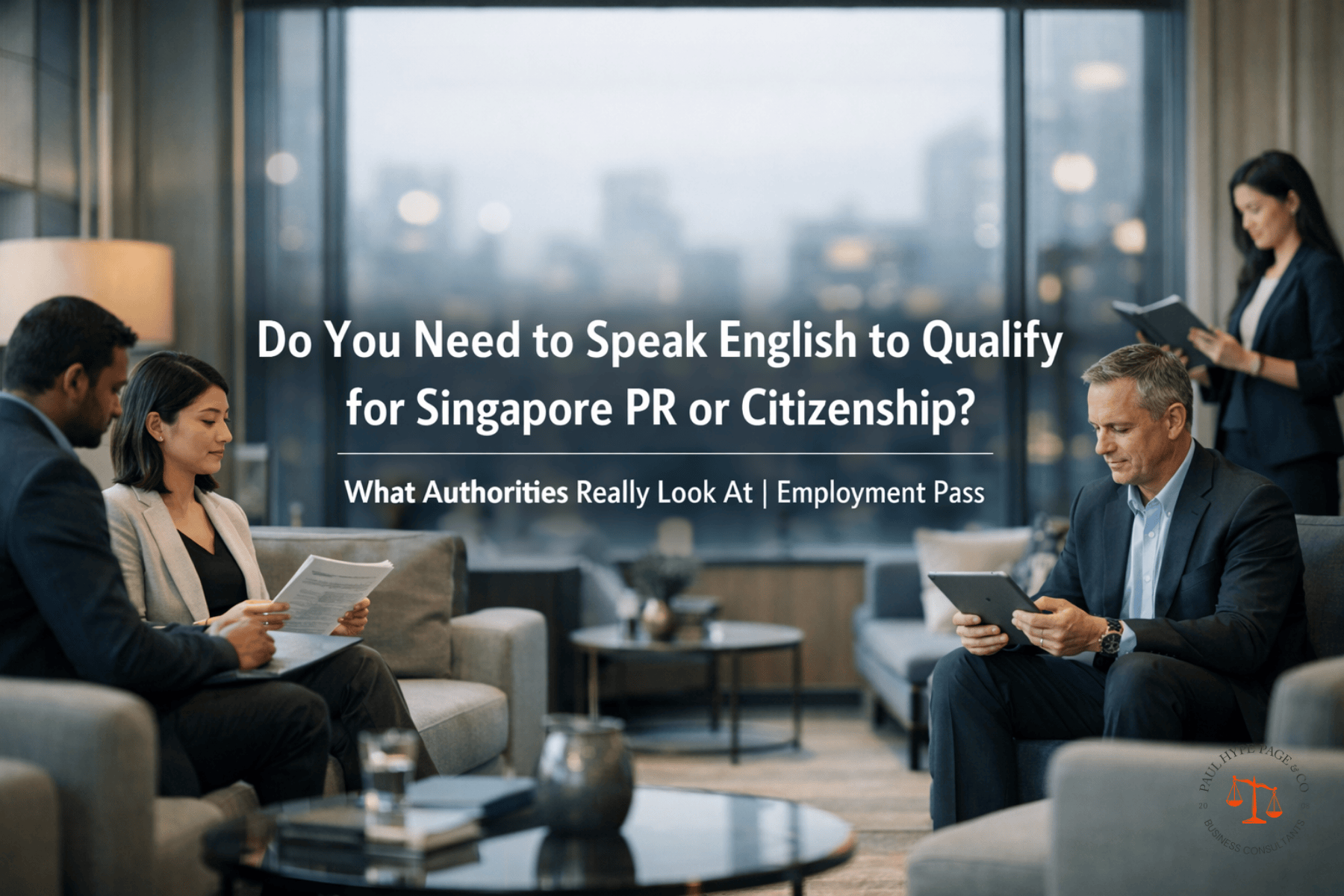 Do you need to speak English to qualify for Singapore PR or citizenship – and what do authorities actually look at in 2026–2028?