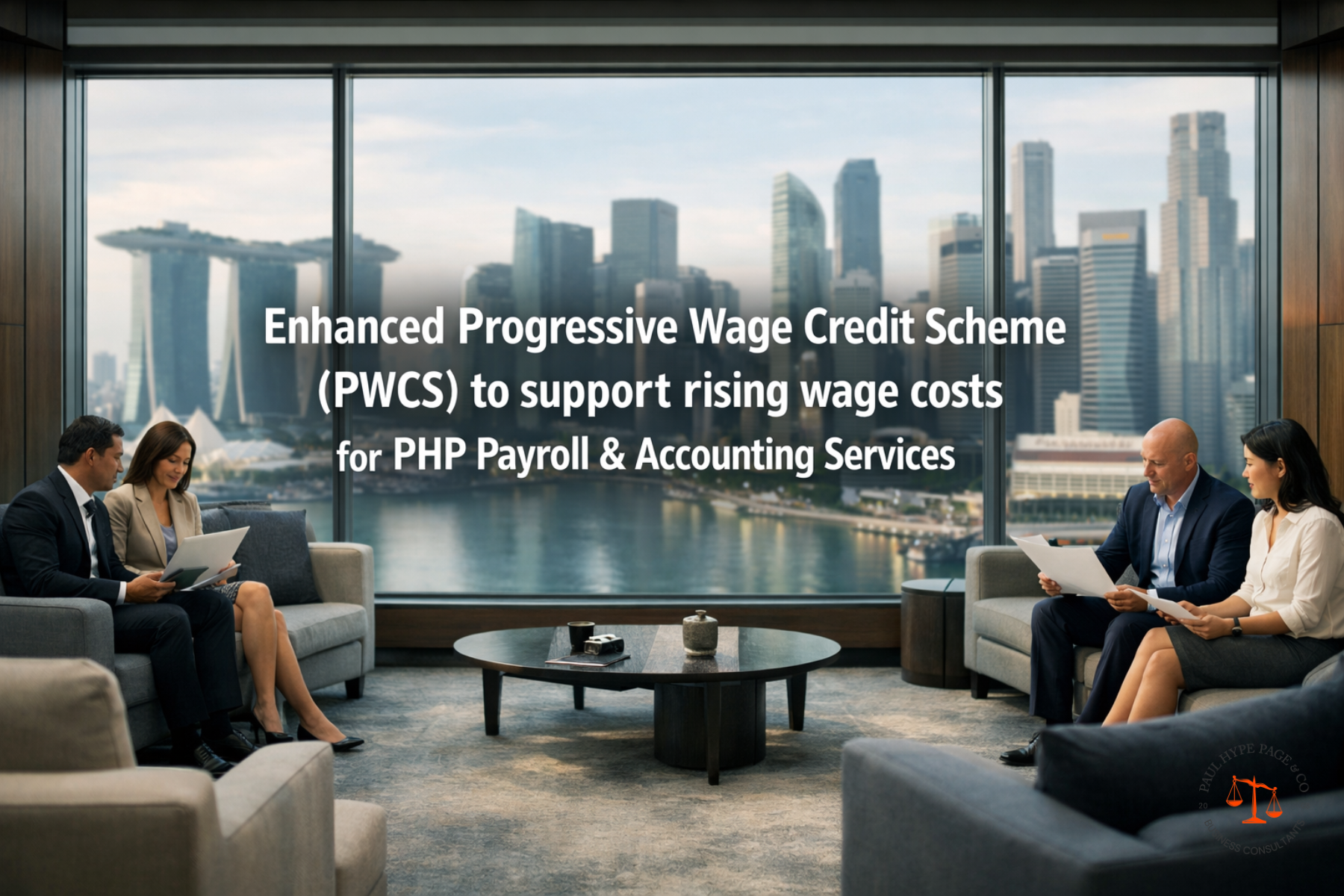 How can Singapore SMEs prepare their payroll for the enhanced Progressive Wage Credit Scheme (PWCS) 30% co-funding in 2026–2028?