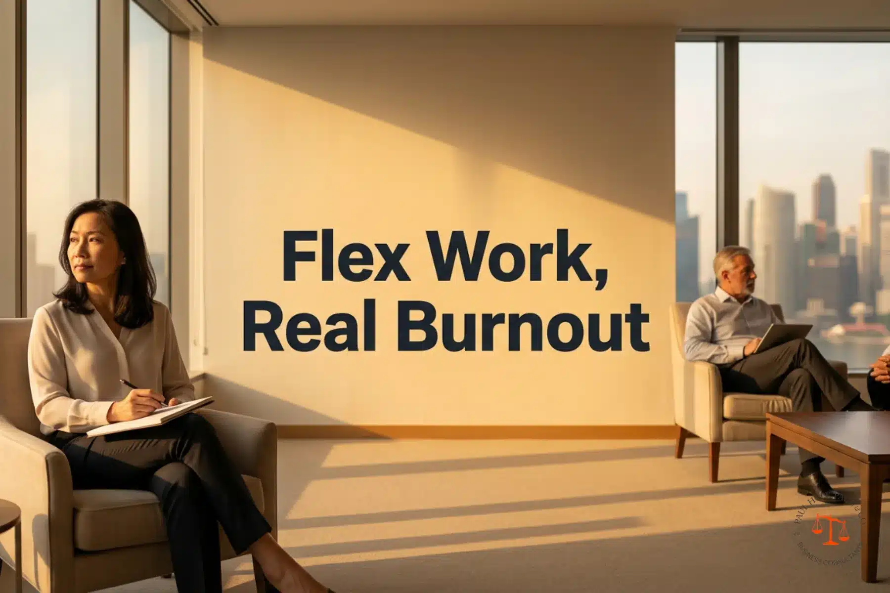 Is “flexible work” actually reducing Singapore burnout and overwork—or just moving it online