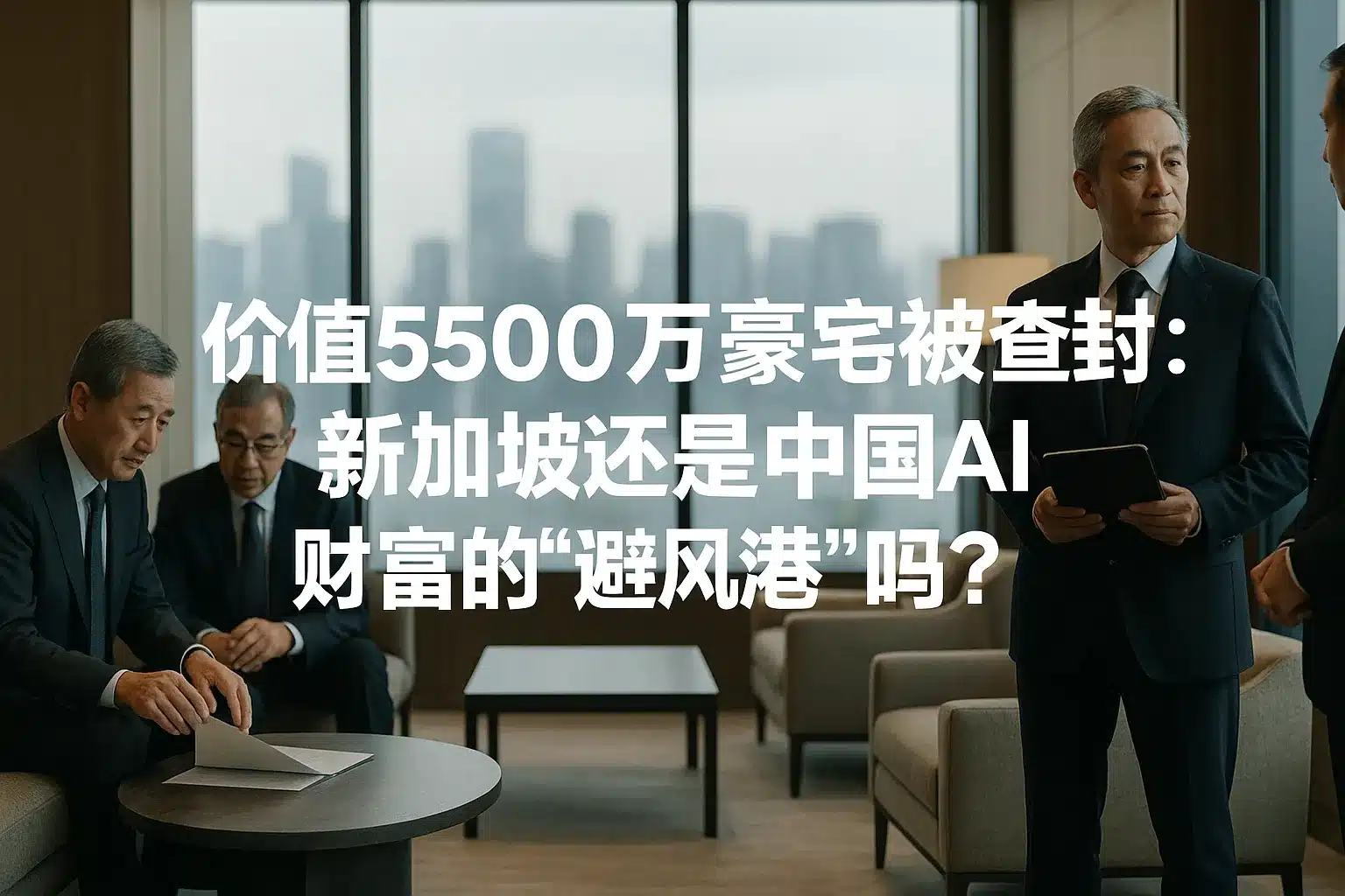 价值5500万豪宅被查封后:新加坡还是中国AI财富与业务的“避风港”吗?