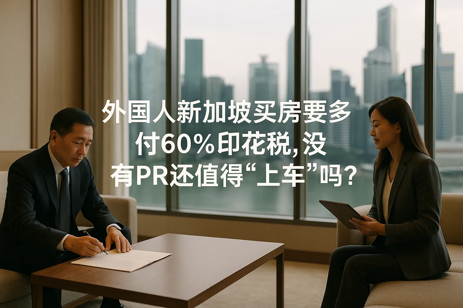 外国人新加坡买房要多付60% ABSD、房产税也更高：没有PR还值得“上车”吗？