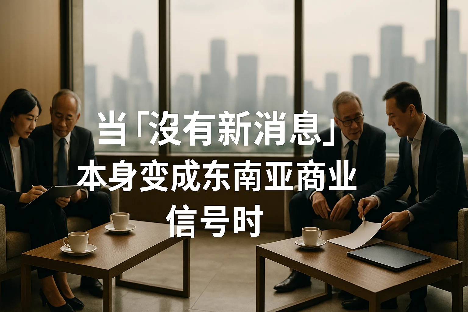 当“没有新消息”成为信号：东南亚进入观望期，你的扩张与用人该怎么做？