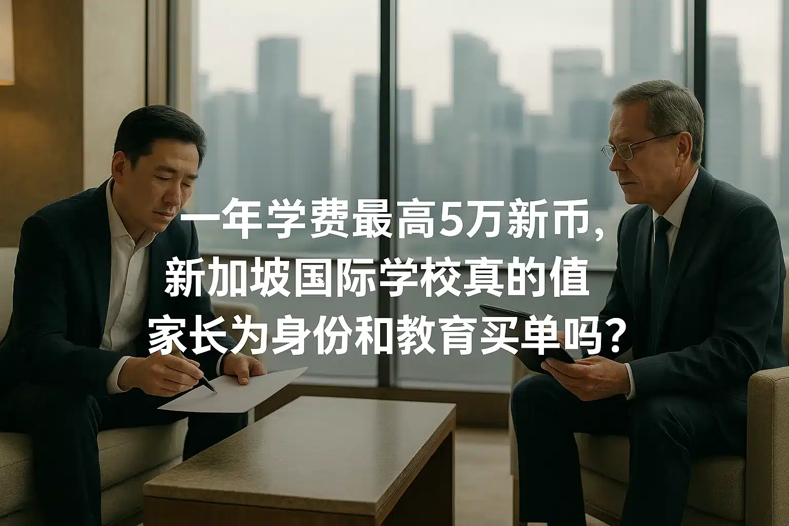 一年学费最高5万新币的新加坡国际学校,真的值得为身份和教育一起买单吗?