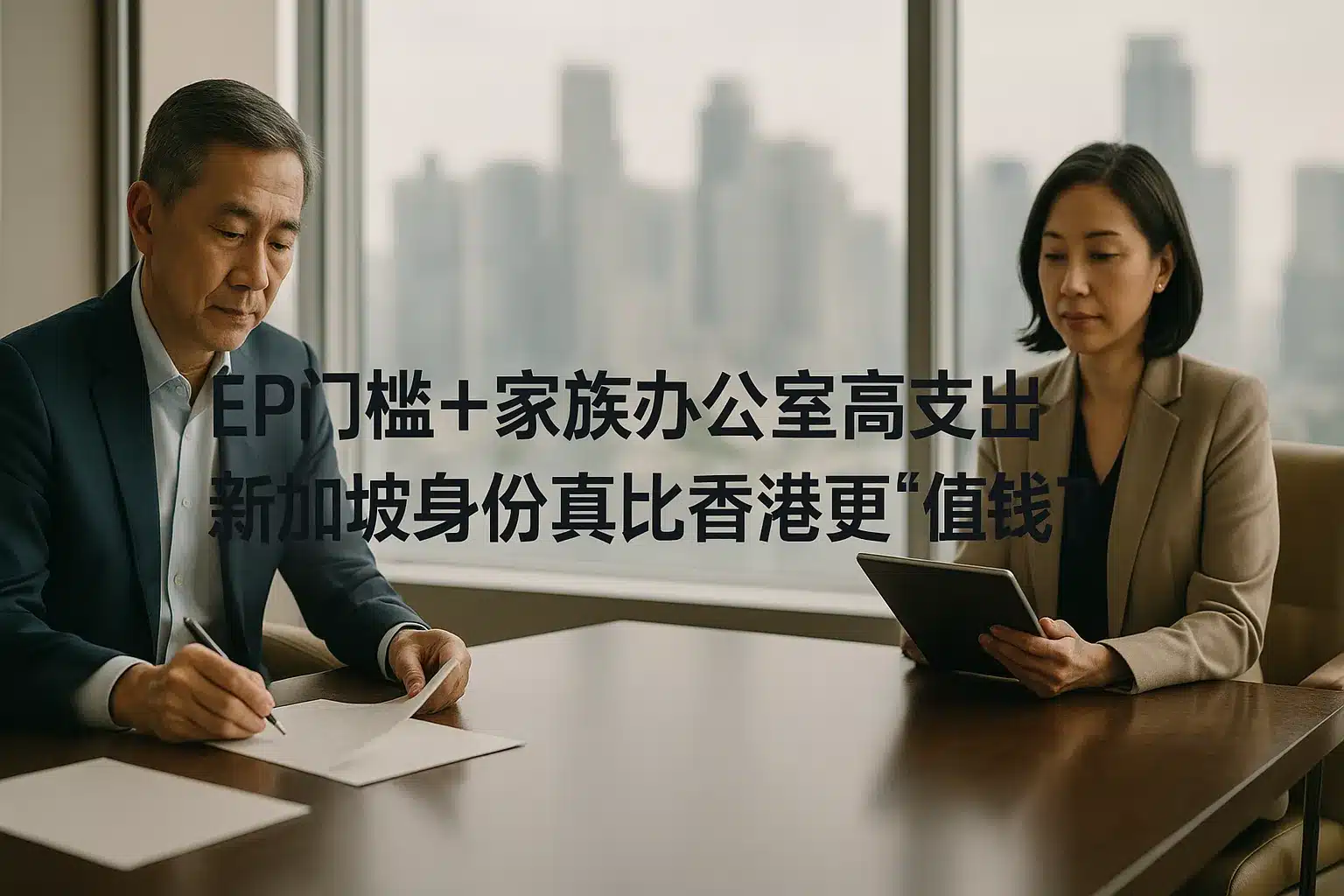 EP门槛和家族办公室高支出之下：新加坡身份真的比香港更“值钱”吗？