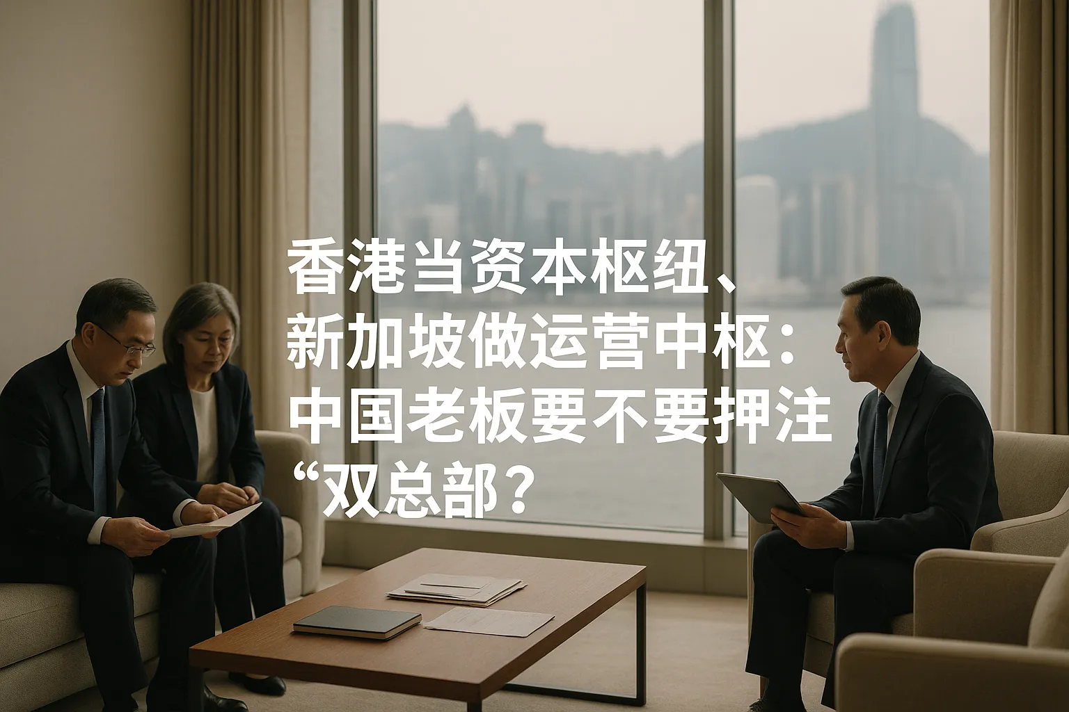 香港当资本枢纽、新加坡做运营中枢：中国老板要不要押注“双总部”？