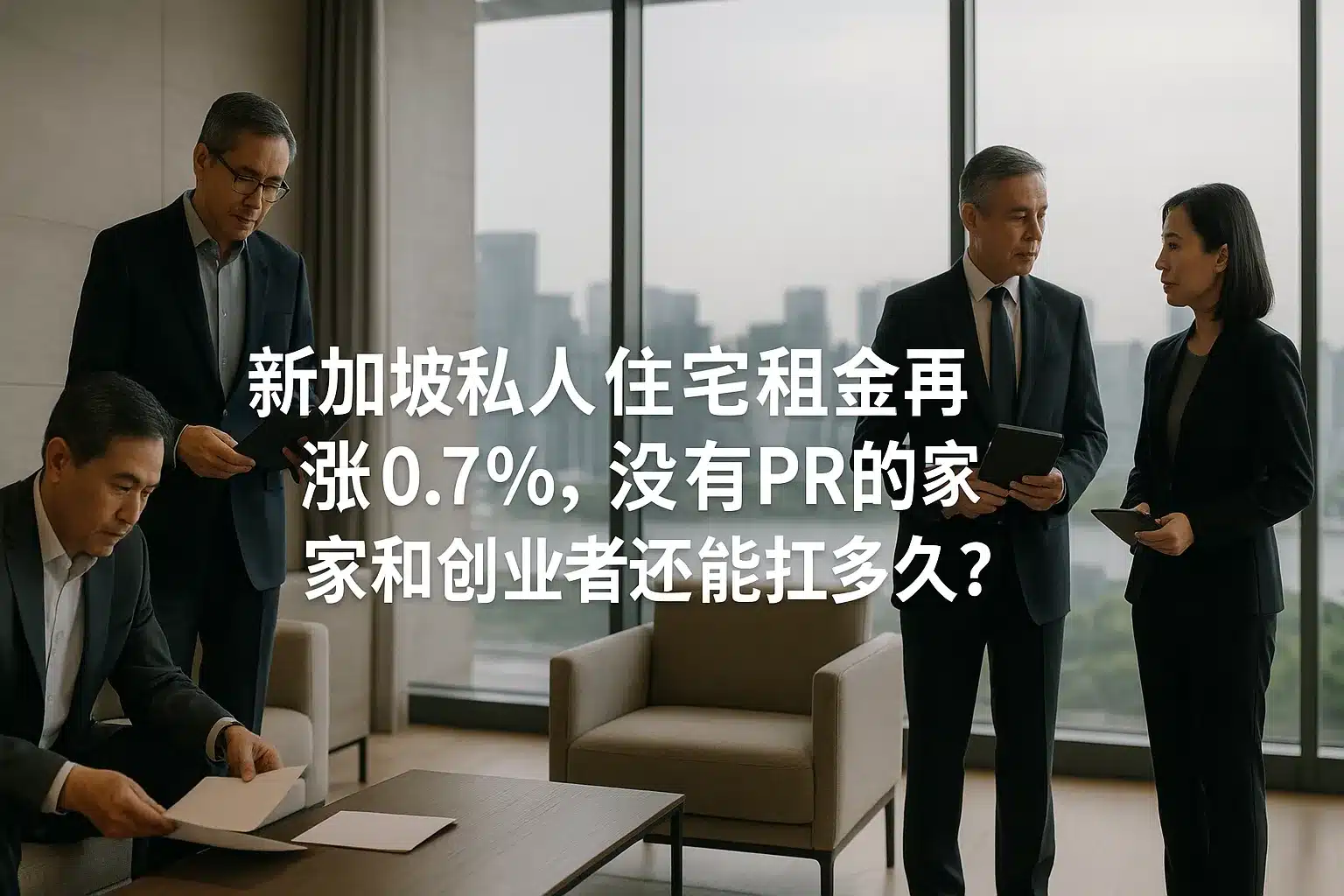 新加坡私人住宅租金再涨0.7%:没有PR、没有自住房的家庭和创业者该继续租,还是重做公司与身份布局?