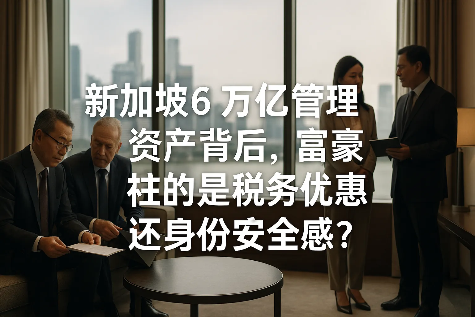 新加坡6.7万亿新元资产管理规模增长:你押注的是税务优惠,还是“身份与资产安全感”?