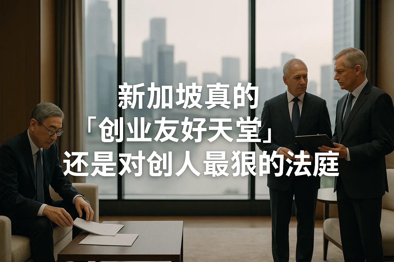 新加坡真是“创业友好天堂”,还是对创始人最刚性的法庭?