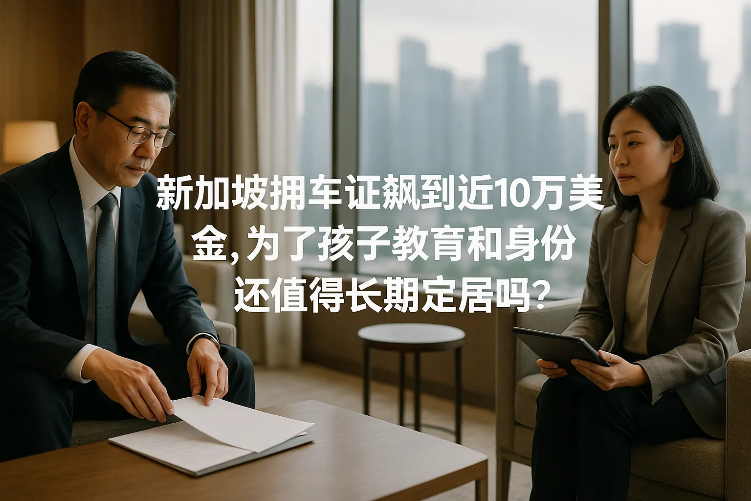 新加坡拥车证逼近10万美元:为了孩子教育与身份,还值得全家长期定居吗?