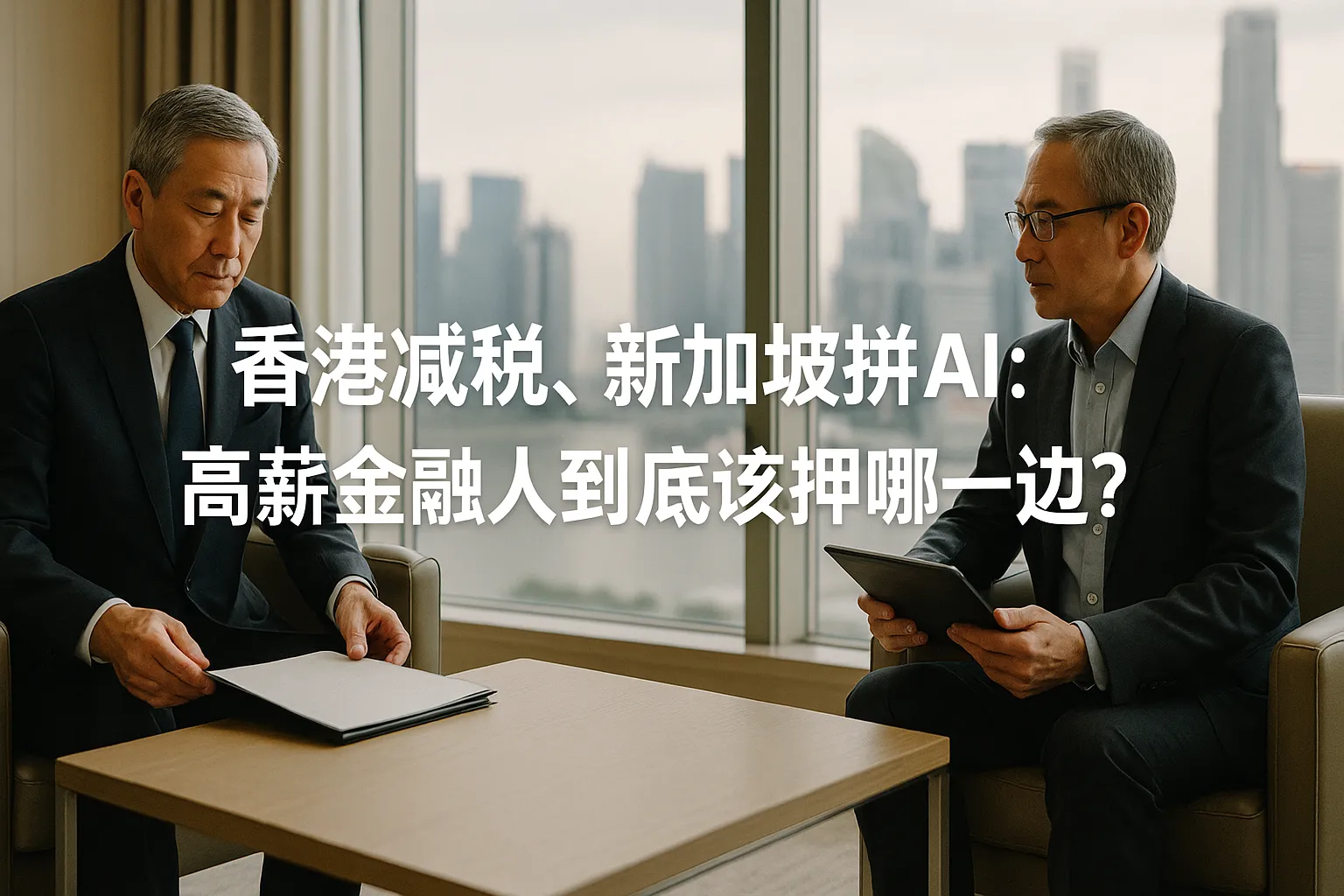 香港减税、新加坡拼AI:高薪金融人与家族财富布局到底该押哪一边?