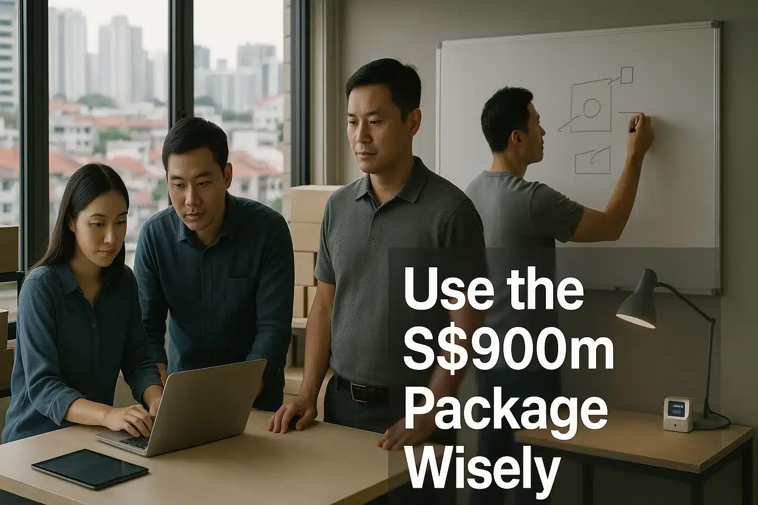 How should Singapore founders use the 2026 S$900m support package to build advantage, not just survive?
