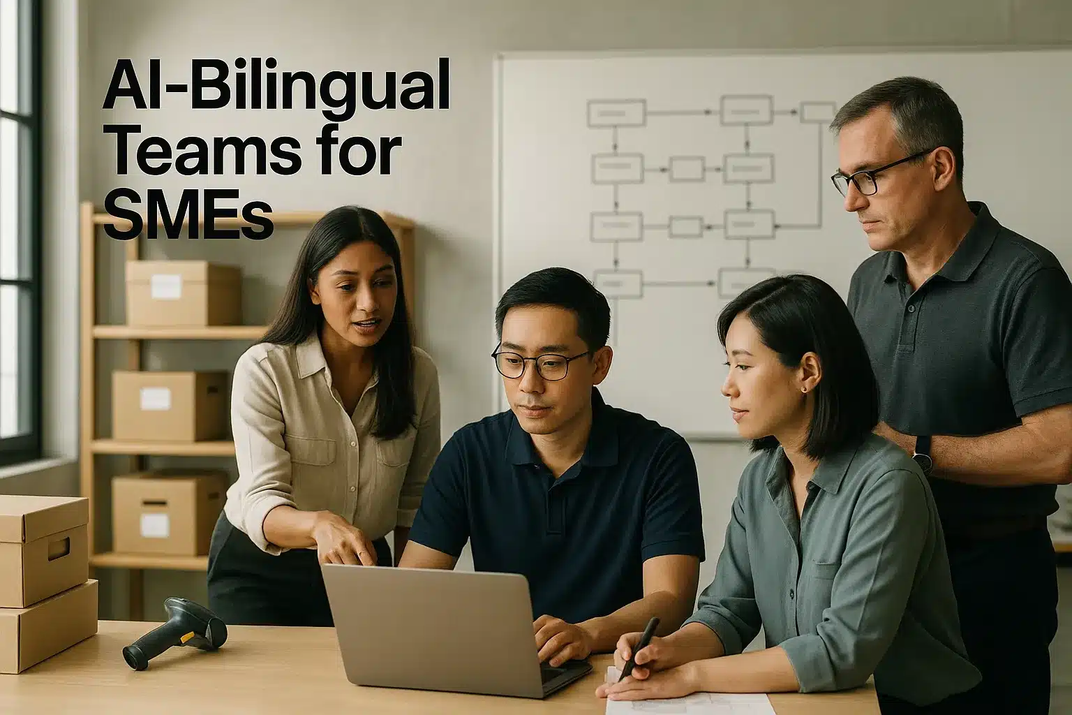 How can Singapore SMEs build “AI-bilingual” teams and automate the right workflows in the next 90 days?