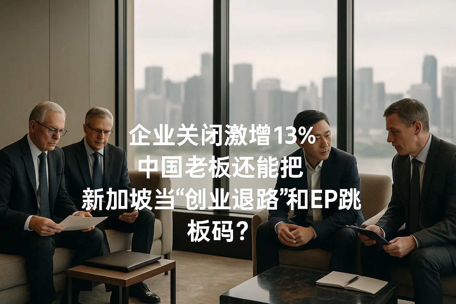 企业关闭同比上升近13%，中国老板还能把新加坡当“创业退路”和EP跳板吗？