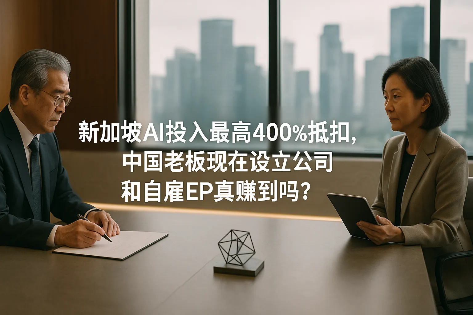 新加坡AI投入最高400%抵扣：现在注册新加坡公司+自雇EP，真的划算吗？