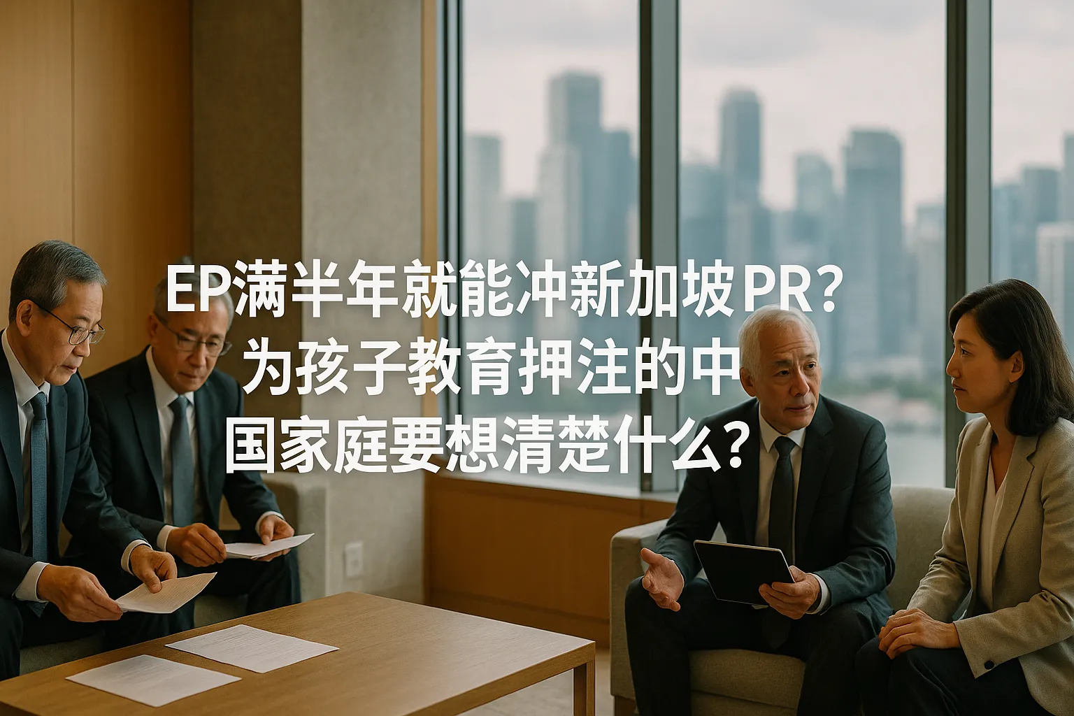EP满半年就能申请新加坡PR？为孩子教育押注的中国家庭该如何算清这笔“时间账”