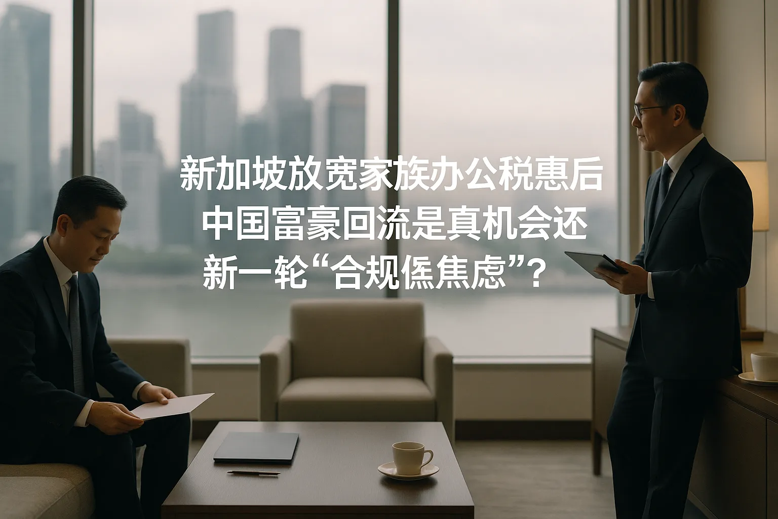 新加坡放宽家族办公室税惠后：中国富豪回流是机会，还是新的“合规焦虑”？