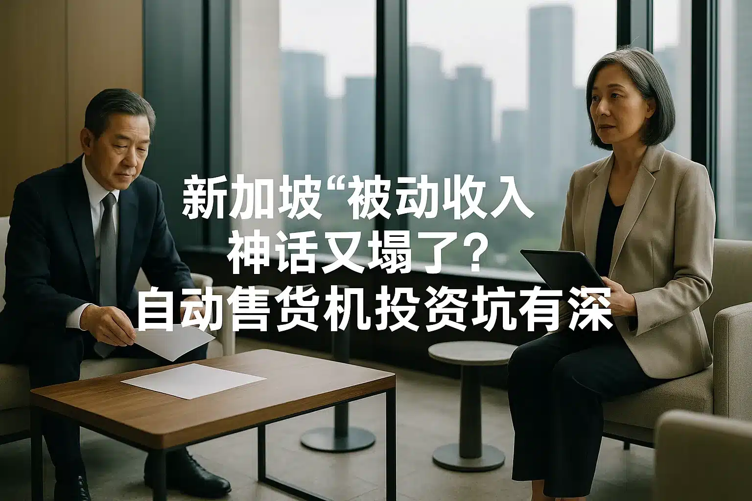 新加坡“被动收入”神话又塌了？自动售货机投资坑有多深