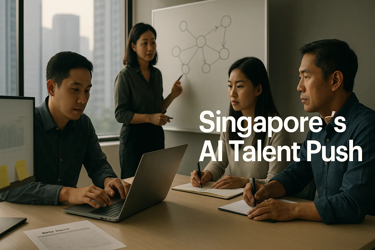 How should Singapore SMEs redesign hiring and roles as the Skills and Workforce Development Agency (SWDA) resets AI talent expectations?