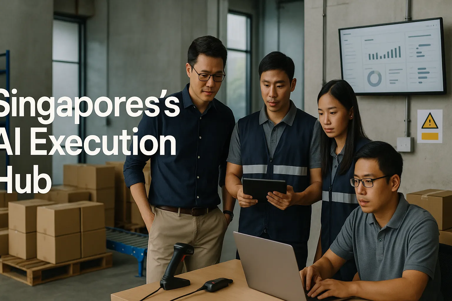 How can Singapore businesses turn the “AI execution hub” shift into real operational ROI in 90–180 days?