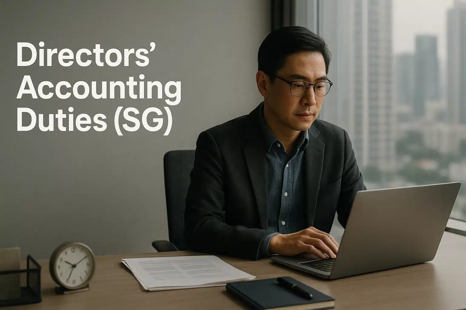 What are my obligations as a director in Singapore for accounting records and financial statements?