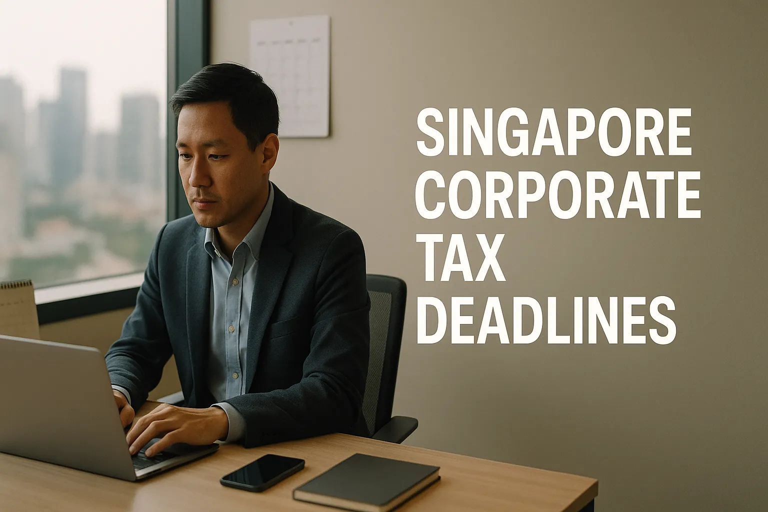 What are the main corporate income tax obligations for companies in Singapore and how do you run them as a yearly workflow?