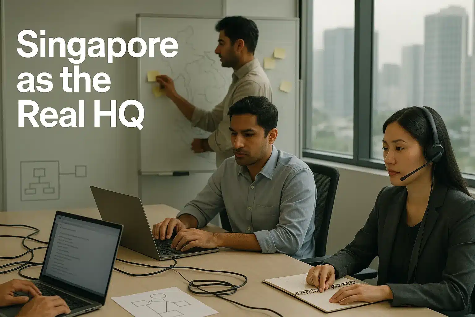 How do you turn Singapore from a sales outpost into a real regional HQ for your AI startup?