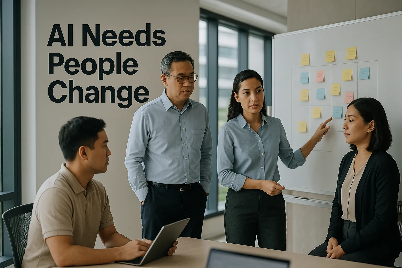 How can Singapore SMEs run AI rollouts as workforce-change programmers not just software deployments?