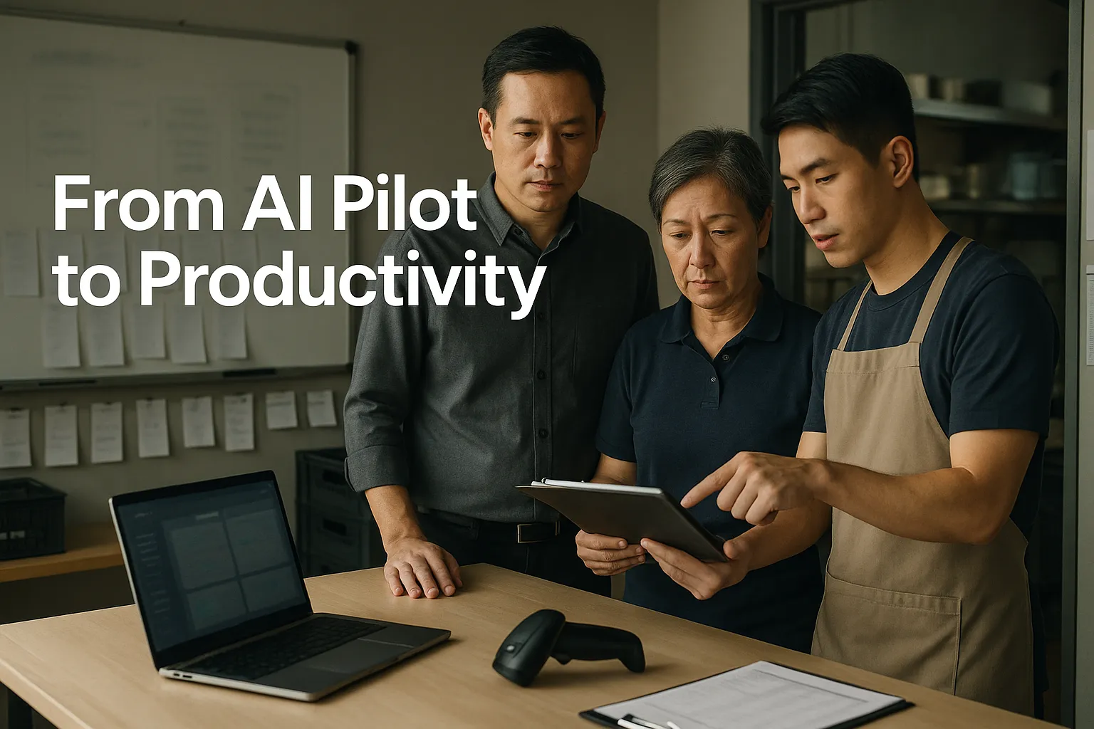 How do you move from AI pilots to daily productivity gains in a Singapore SME without turning it into a never-ending experiment?