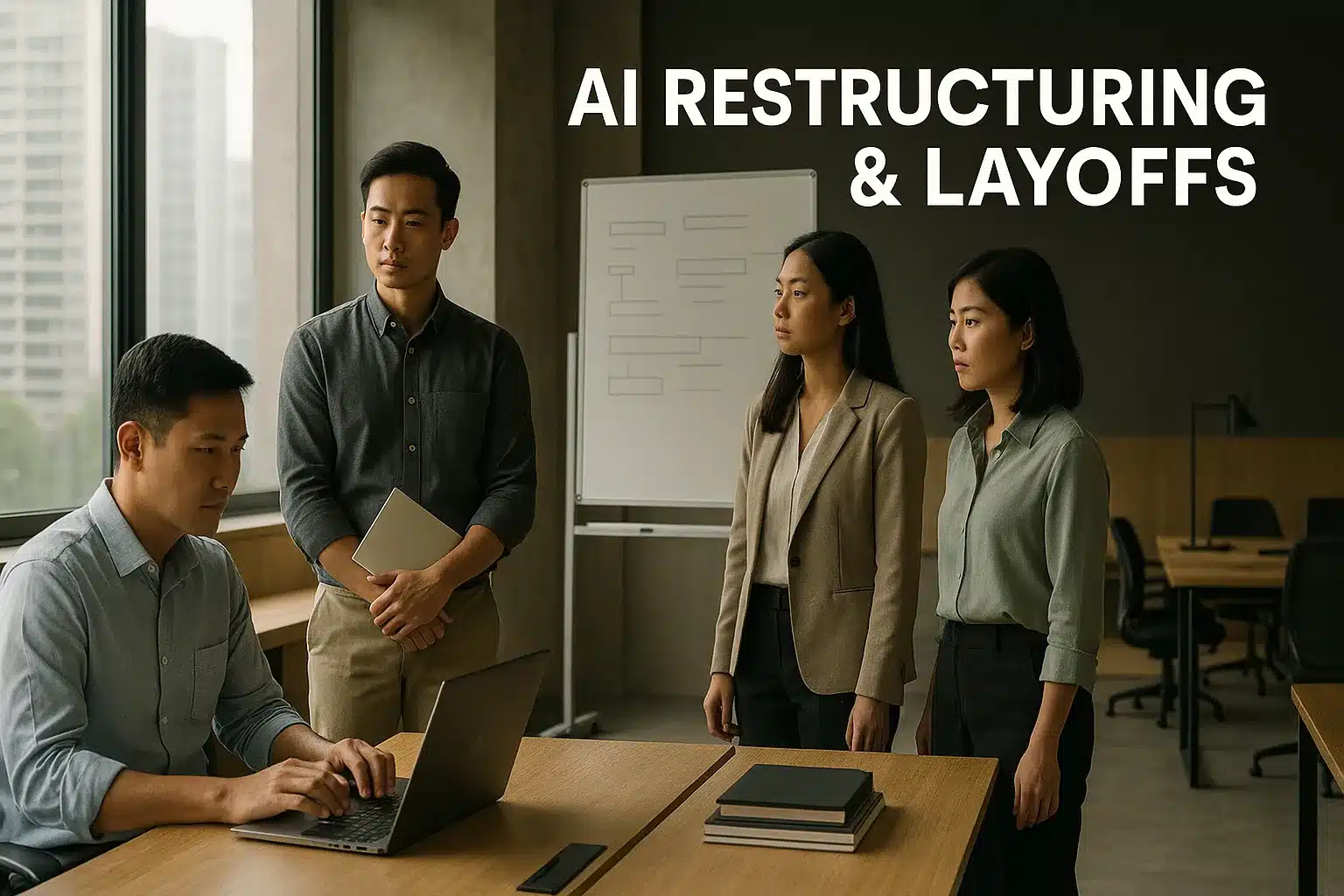 How should Singapore employers run AI-driven restructuring in 2026–2027 without defaulting to layoffs?