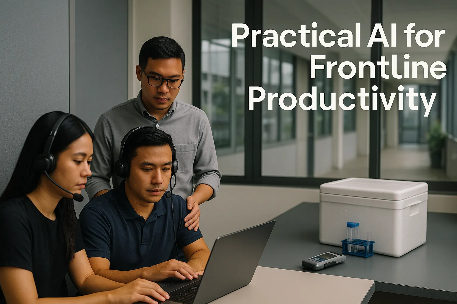 How can Singapore SMEs turn one AI experiment into measurable frontline productivity—without disrupting operations?
