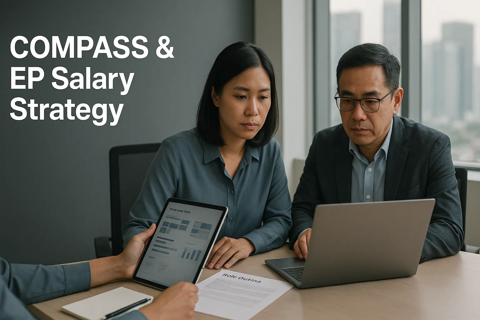 How can Singapore employers operationalise COMPASS and qualifying salary checks before submitting an Employment Pass?