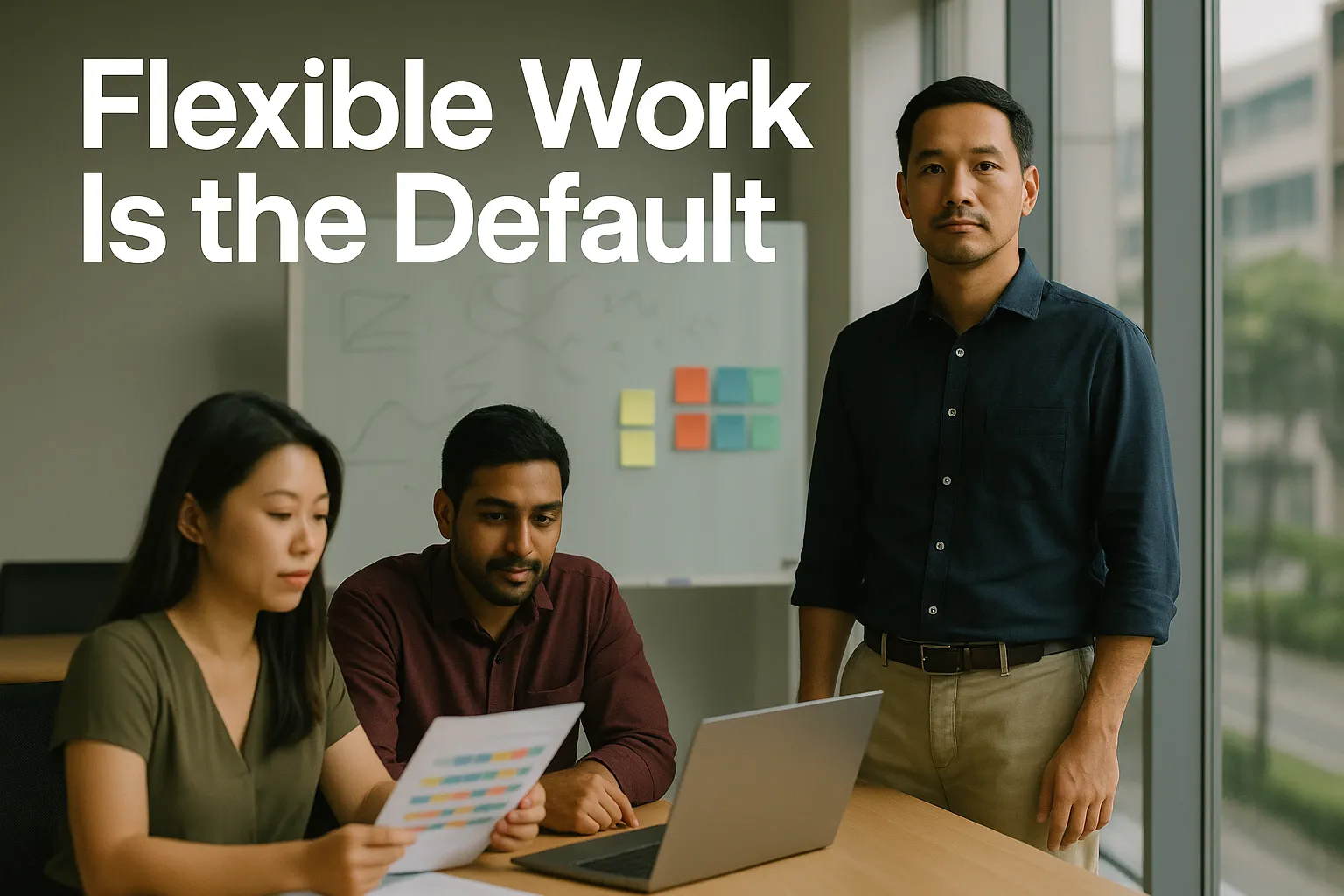 How do you turn flexible work in Singapore from ad‑hoc WFH into a measurable operating model for 2027?