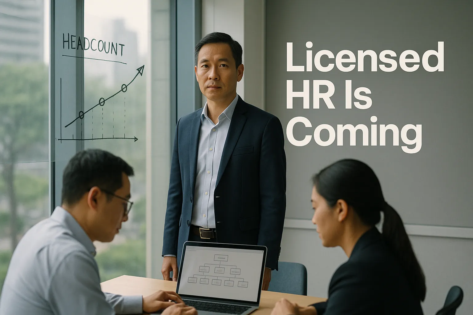How should growing Singapore employers build an IHRP-ready people function before they cross 200 headcount?