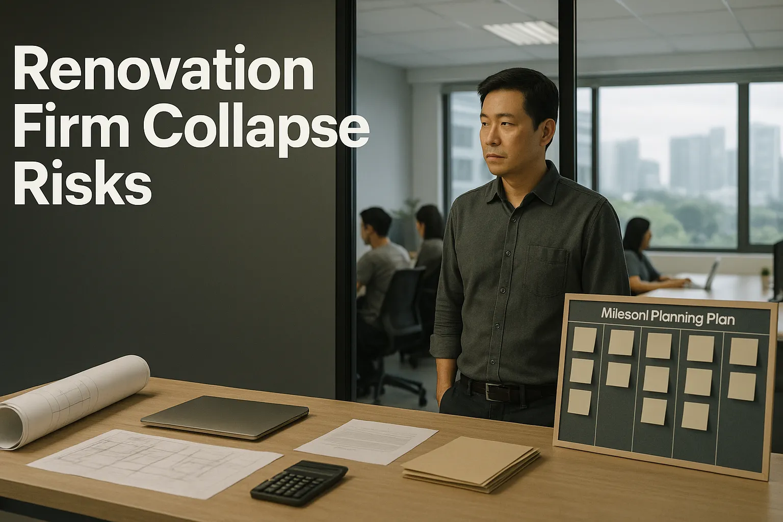 How do you stop customer deposits from turning into a cash-flow trap in a Singapore renovation business?
