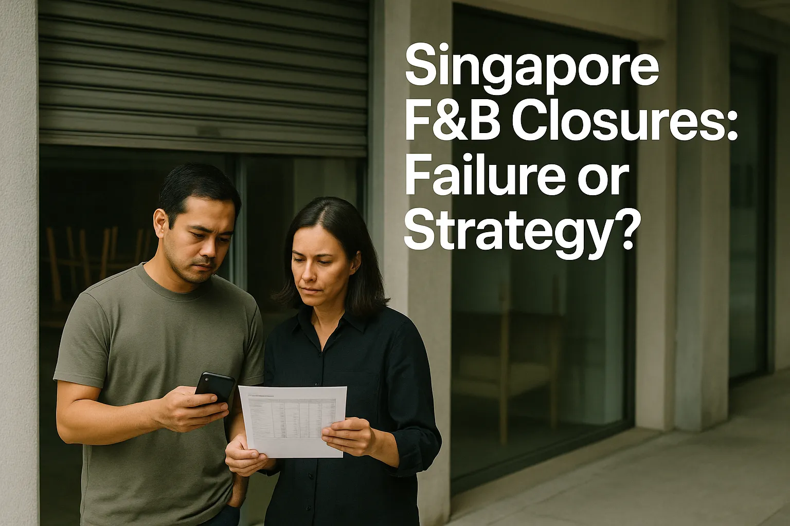 Are Singapore F&B closures really ‘failure’—or a smart consolidation decision when the numbers turn?