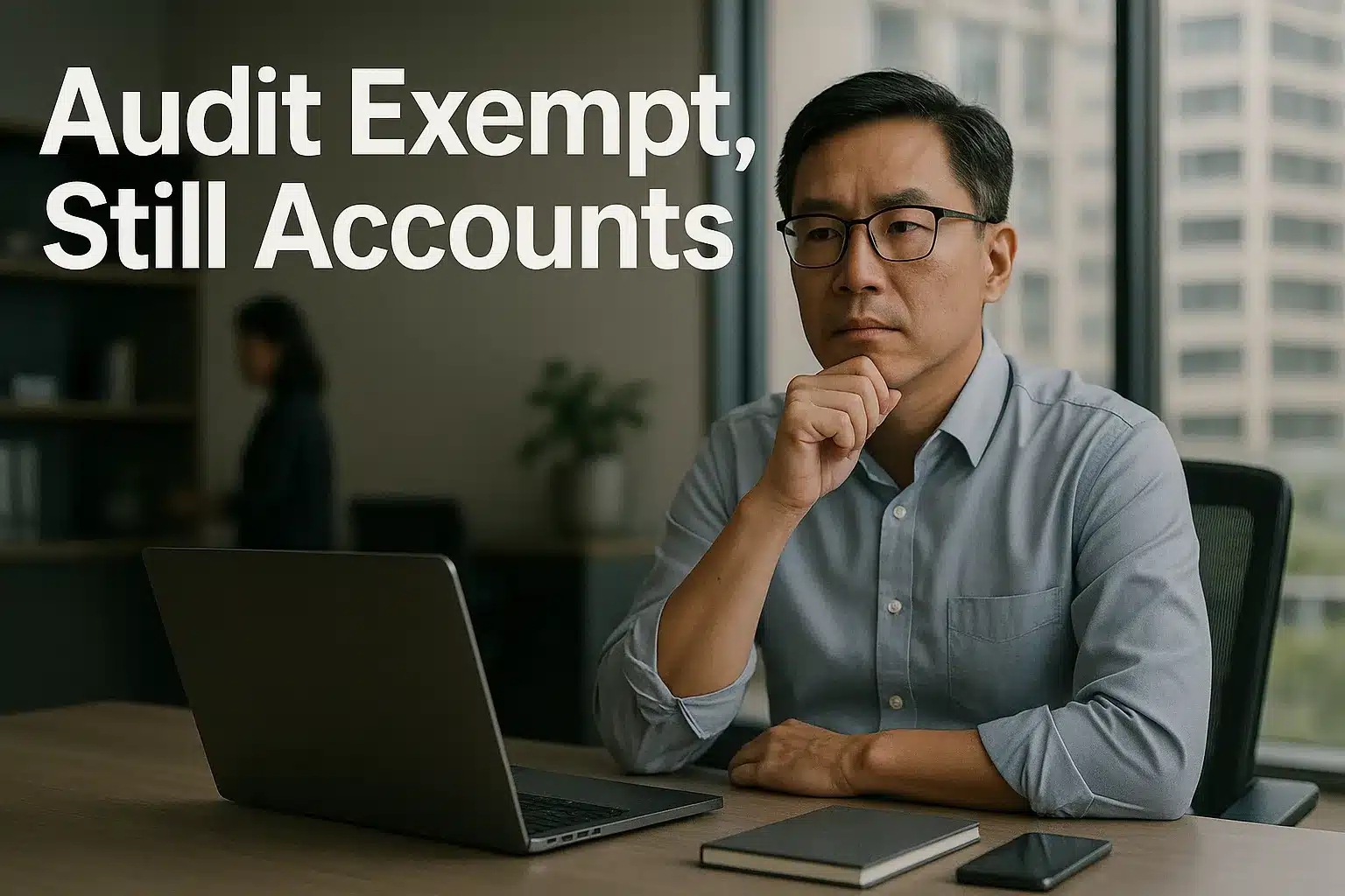 When does a Singapore private company qualify for small company audit exemption—but still need financial statements?