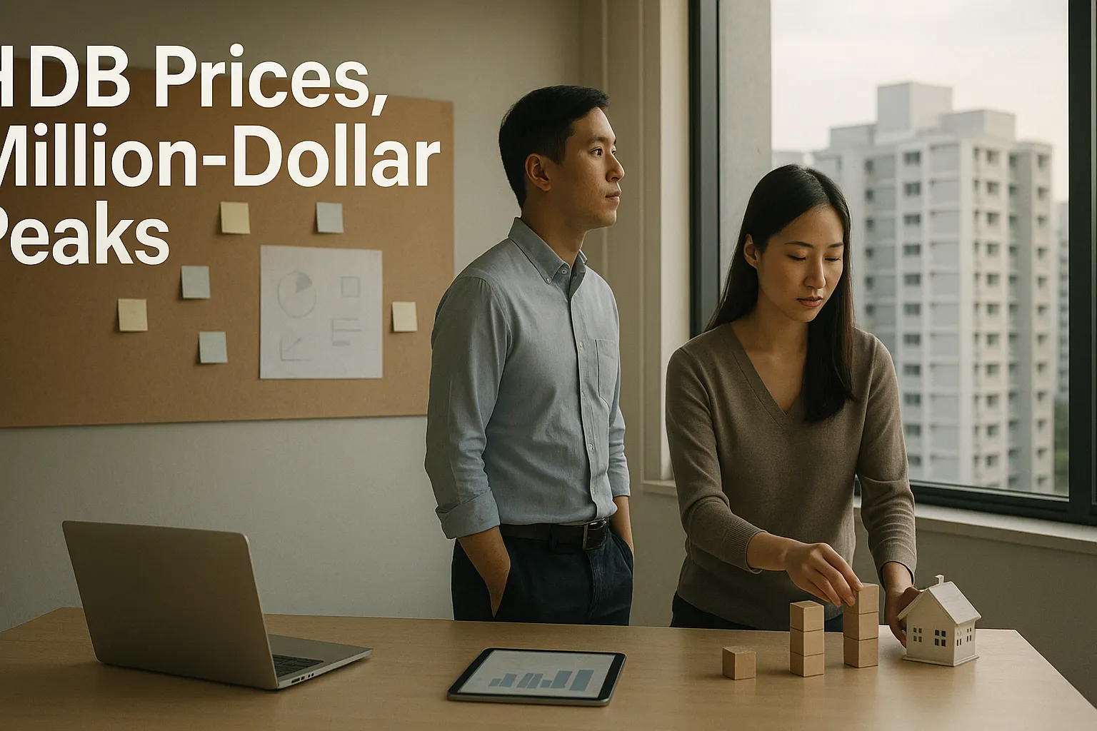 How should Singapore businesses read easing HDB resale prices and record million-dollar flats when planning hiring and retention for 2027?